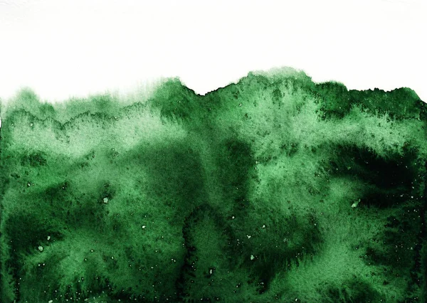 Groene Aquarel Achtergrond Abstract Aquarel Textuur — Stockfoto