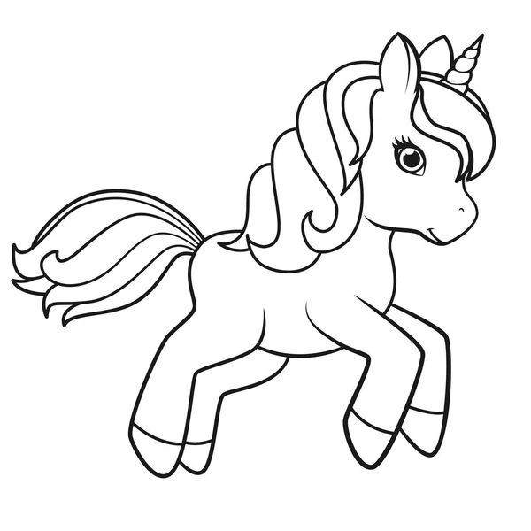 4 263 Cartoon Unicorn Outline Vector Images Cartoon Unicorn Outline Illustrations Depositphotos