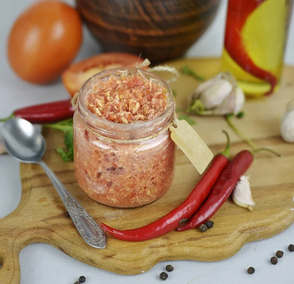 sauces in bottles on the table