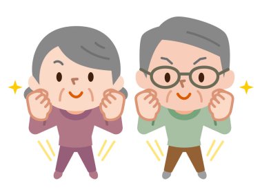 Enerjik üst düzey çift çizimi