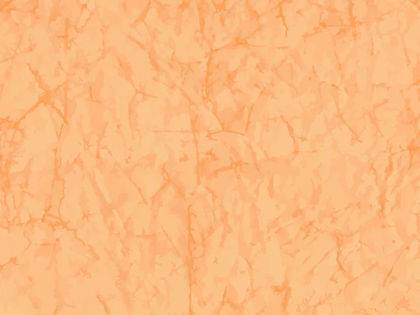 Orange Skrynkligt Papper Textur Bakgrund — Stock vektor