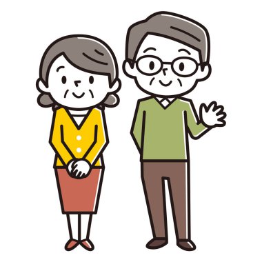 Mutlu üst düzey çift çizimi