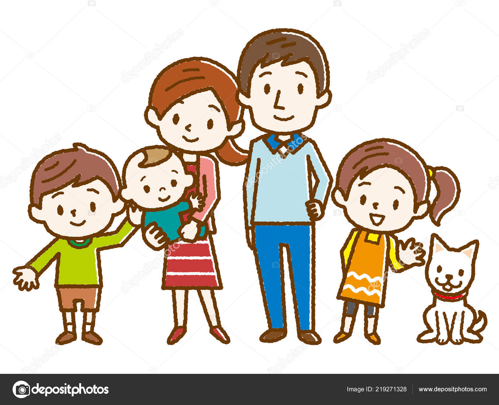 Animation happy family Vector Art Stock Images | Depositphotos Animation happy family Vector Art Stock Images | Depositphotos