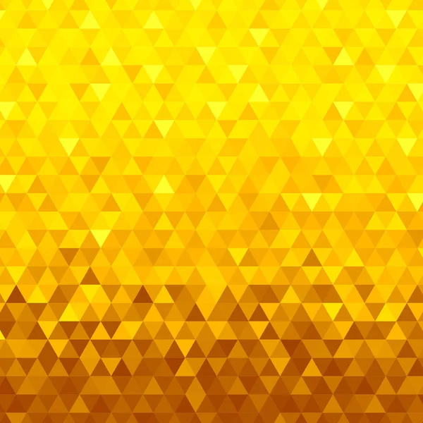 Fondo Oro Sin Costura Abstracto Triángulos Oro — Vector de stock