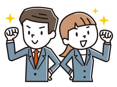 Erkek ve kadınların cesareti için poz, İşletme resmi