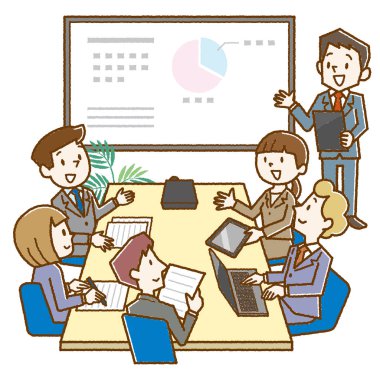 İş ekibi iş konularını tartışıyor.