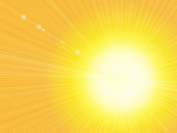 Fondo amarillo, luz del sol fondo — Vector de stock