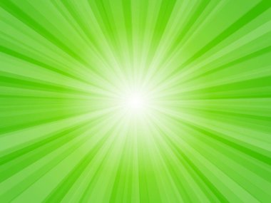 Green Sunburst Background clipart