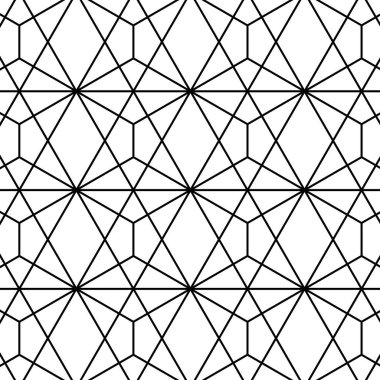 hatları ile soyut geometrik desen