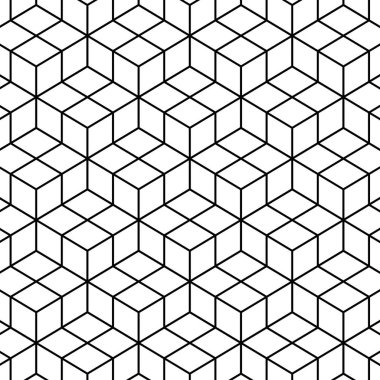 hatları ile soyut geometrik desen