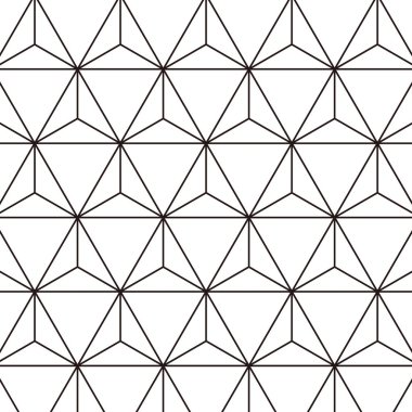 hatları ile soyut geometrik desen
