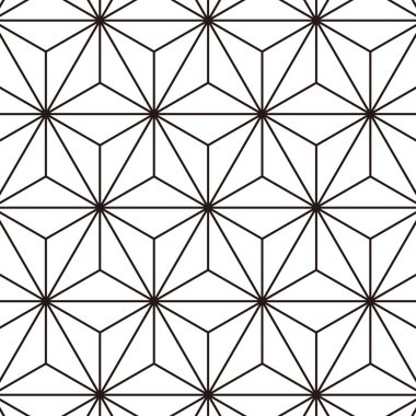 hatları ile soyut geometrik desen