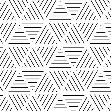 hatları ile soyut geometrik desen