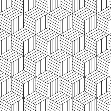 hatları ile soyut geometrik desen