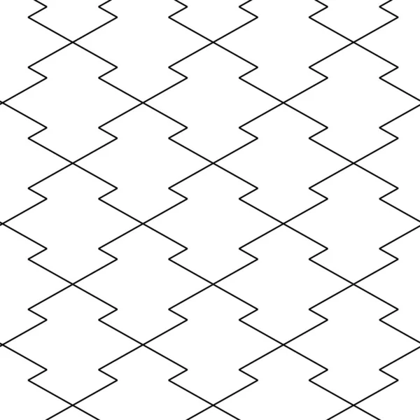 Abstrakta geometriska mönster med linjer — Stock vektor