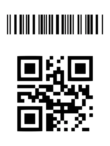 Código QR para pago móvil, Código digital de pago fácil, Vector, Illus — Archivo Imágenes Vectoriales