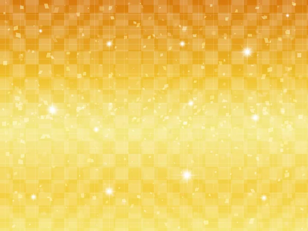 Golden Japanse patroon achtergrond afbeelding — Stockvector