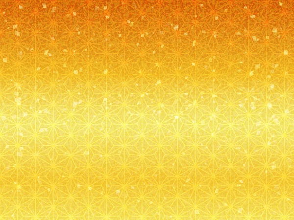 Imagen de fondo patrón japonés dorado — Vector de stock