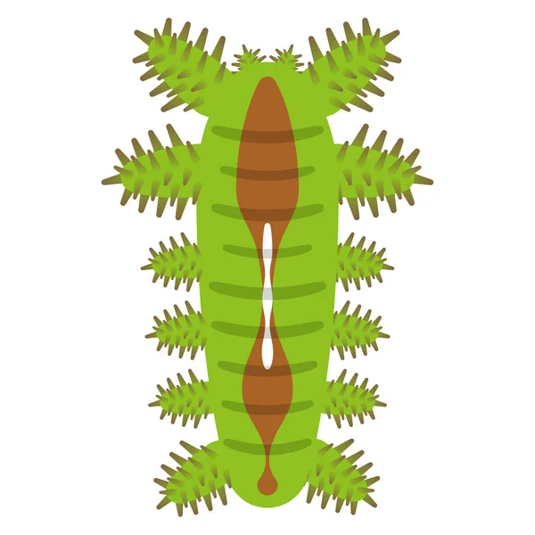 Ilustración Larva Iraga — Vector de stock