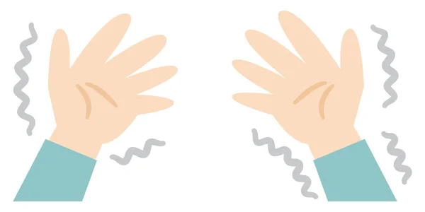 Flache Darstellung Des Händeschüttelns — Stockvektor
