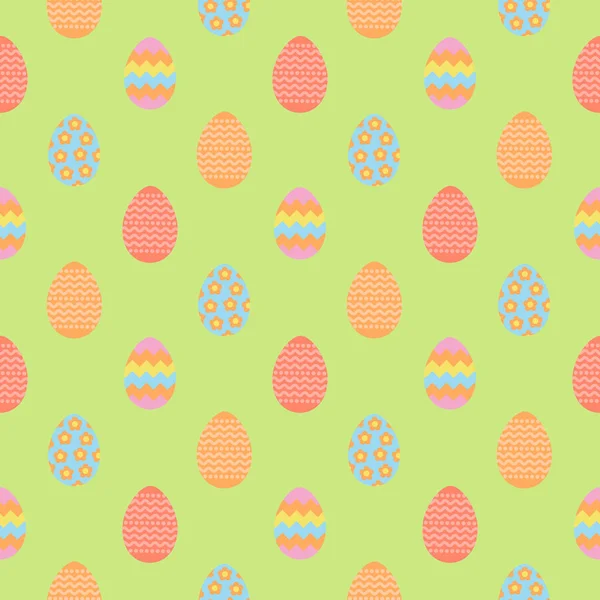 Kağıt, duvar kağıdı, web sayfası arka planı ve daha fazla kaydırma için renkli yumurta Paskalya seamless modeli.