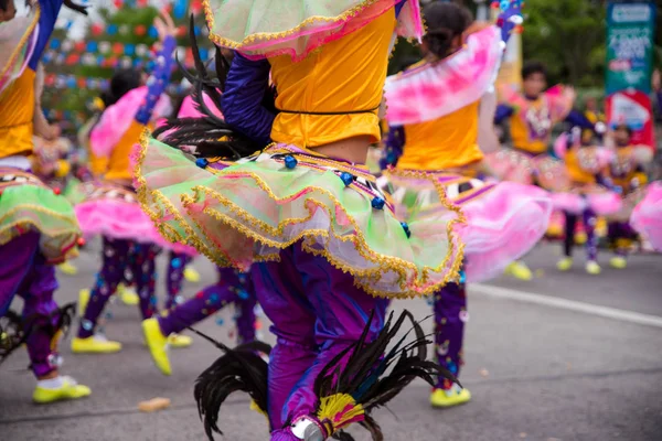 Parad Färgglada Leende Mask 2018 Masskara Festival Bacolod City Filippinerna — Stockfoto