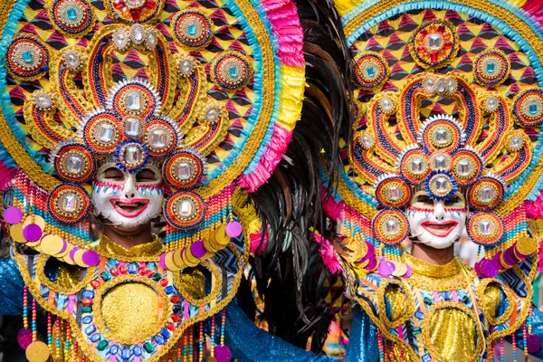 Parade Masques Souriants Colorés Masskara Festival 2018 Bacolod City Philippines — Photo