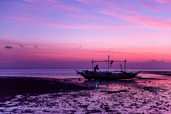Sunset Lakawon Beach Resort Cadiz Negros Occidental Phlippines — Stock Photo, Image