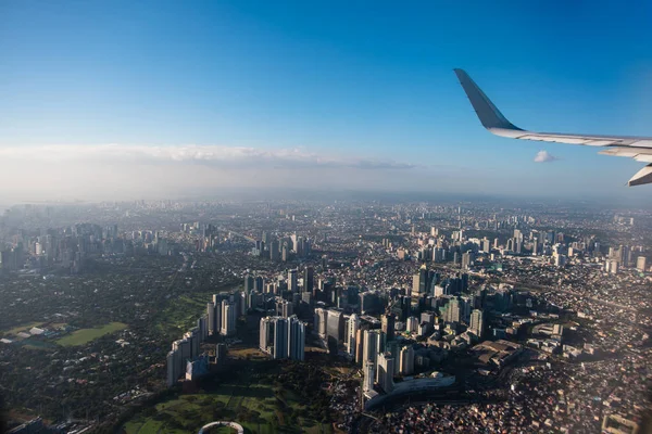Widok z lotu ptaka, Makati City, Filipiny — Zdjęcie stockowe