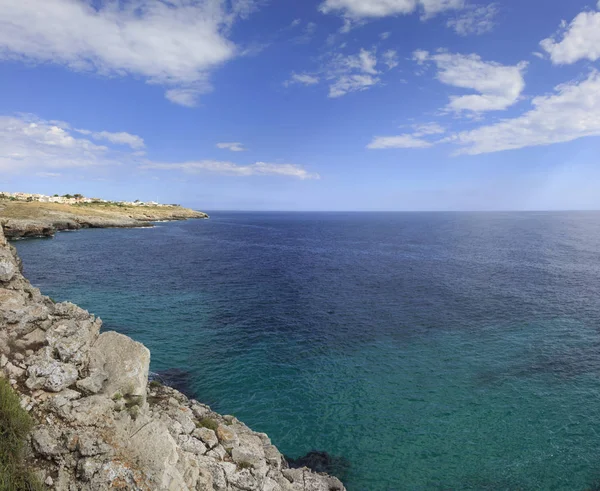 Costa Santa Maria Leuca Punto Più Meridionale Italia Puglia Salento — Foto Stock