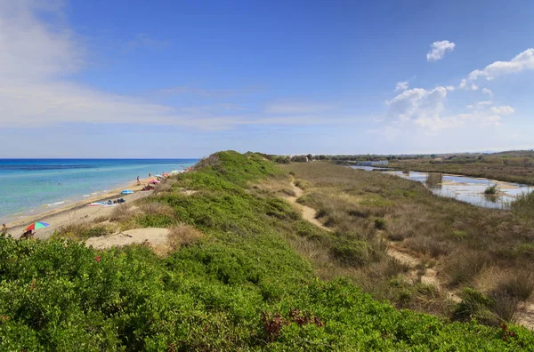 Apulia Beach Het Regionale Natuur Park Dune Costiere Italië Van — Stockfoto