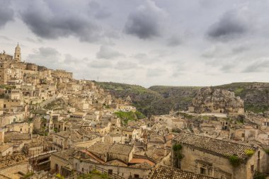Matera antik kasaba (Sassi di Matera), Avrupa kültür başkenti 2019, Basilicata bölge bakış açısı.