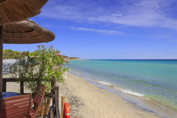 Apulia Relájate Las Playas Arena Más Bellas Salento Bahía Alimini —  Fotos de Stock