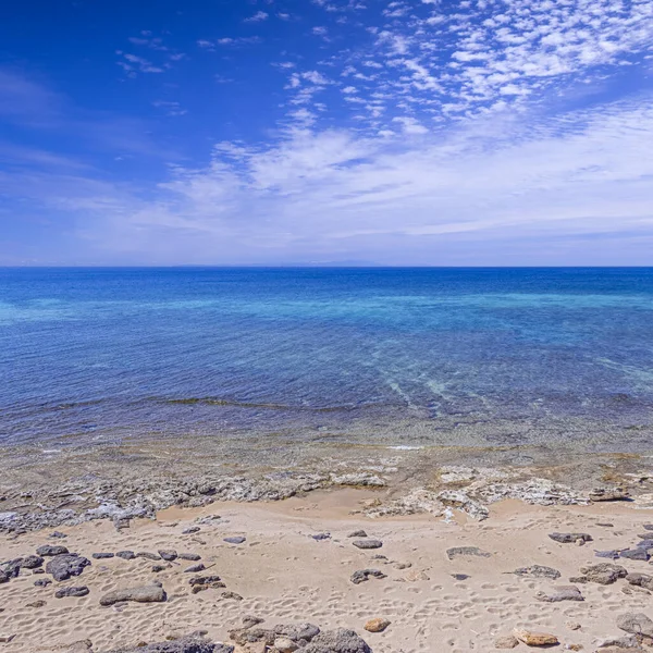 Fantasztikus Kilátás Campomarino Strand Apulia Olaszország — Stock Fotó