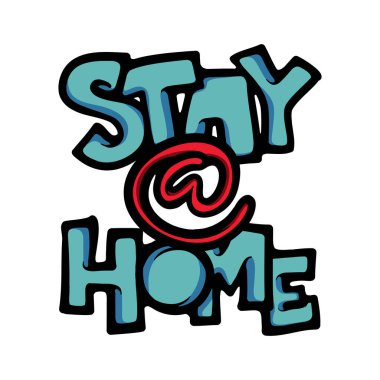 Çizgi film Vektör İllüstrasyonunda kal