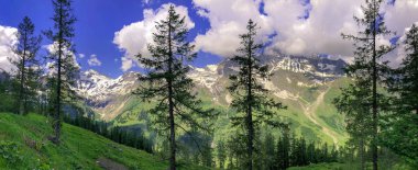 Avusturya Alpleri'nin güzel manzarası. Grossglockner, Avusturya,