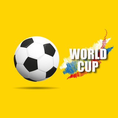 Futbol 2018 Dünya Şampiyonası arka plan futbol Rusya