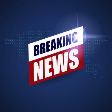 Kırma haber arka plan, Dünya Tv haber banner tasarımı