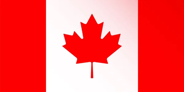 Bandera de Canadá imagen. Bandera de Canada — Vector de stock