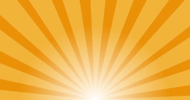 fond de rayons vintage rétro dans la vidéo de style pop-art