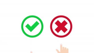 El ile işaretleme simgesi hareketine 4k video basar