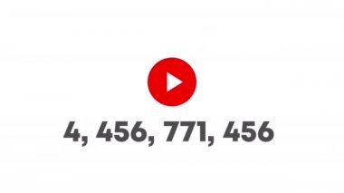 Hareket grafiklerinin ekranındaki Youtube istatistikleri. Çok sayıda görüntüleme. Popüler bir video izleyen insanlar