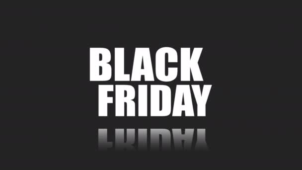 Vente Black Friday Black Friday Vente Promotion Motion Vidéo — Video