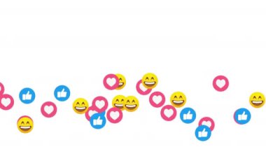 Heart, Thumb Up, canlı internet videosundan, Stream. Hareket Grafikleri. Şeffaf Arkaplan