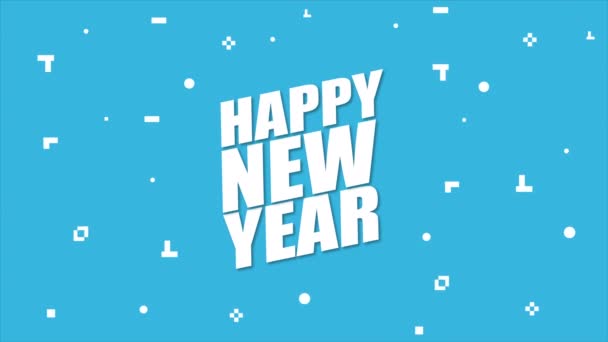 Šťastný Nový Rok 2020 Animace Videa — Stock video