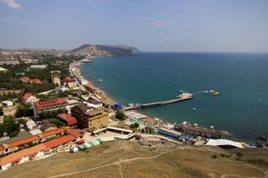 Sudak Crimea'da Panoraması