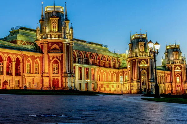 Grand Tsaritsyn Palace Tsaritsyno Palace Museum Och Park Reserv Södra — Stockfoto