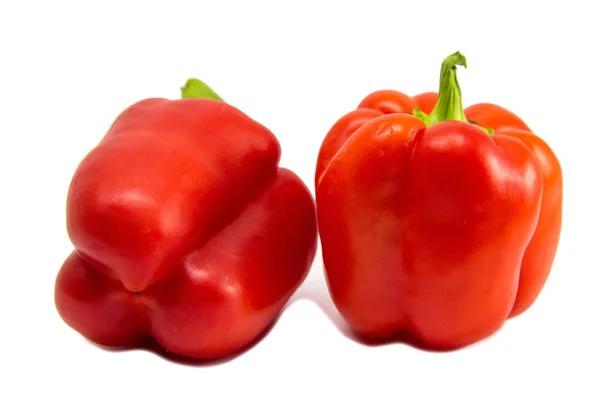 Paprika Pfefferrot Paprika Isoliert Süße Rote Paprika Mit Schnittpfad — Stockfoto