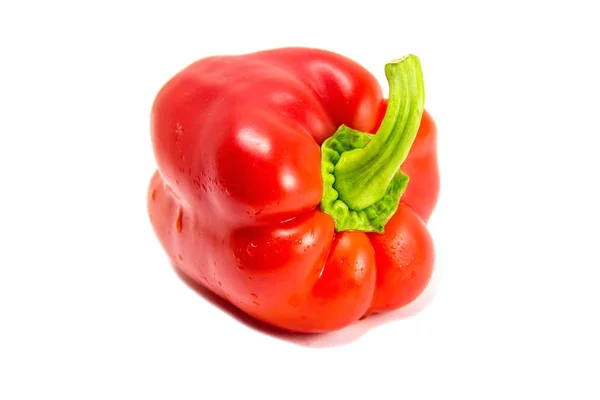 Peppers Paprika Bell Pepper Isolated White Sweet Pepper Clipping Path Royalty Free Stock Photos