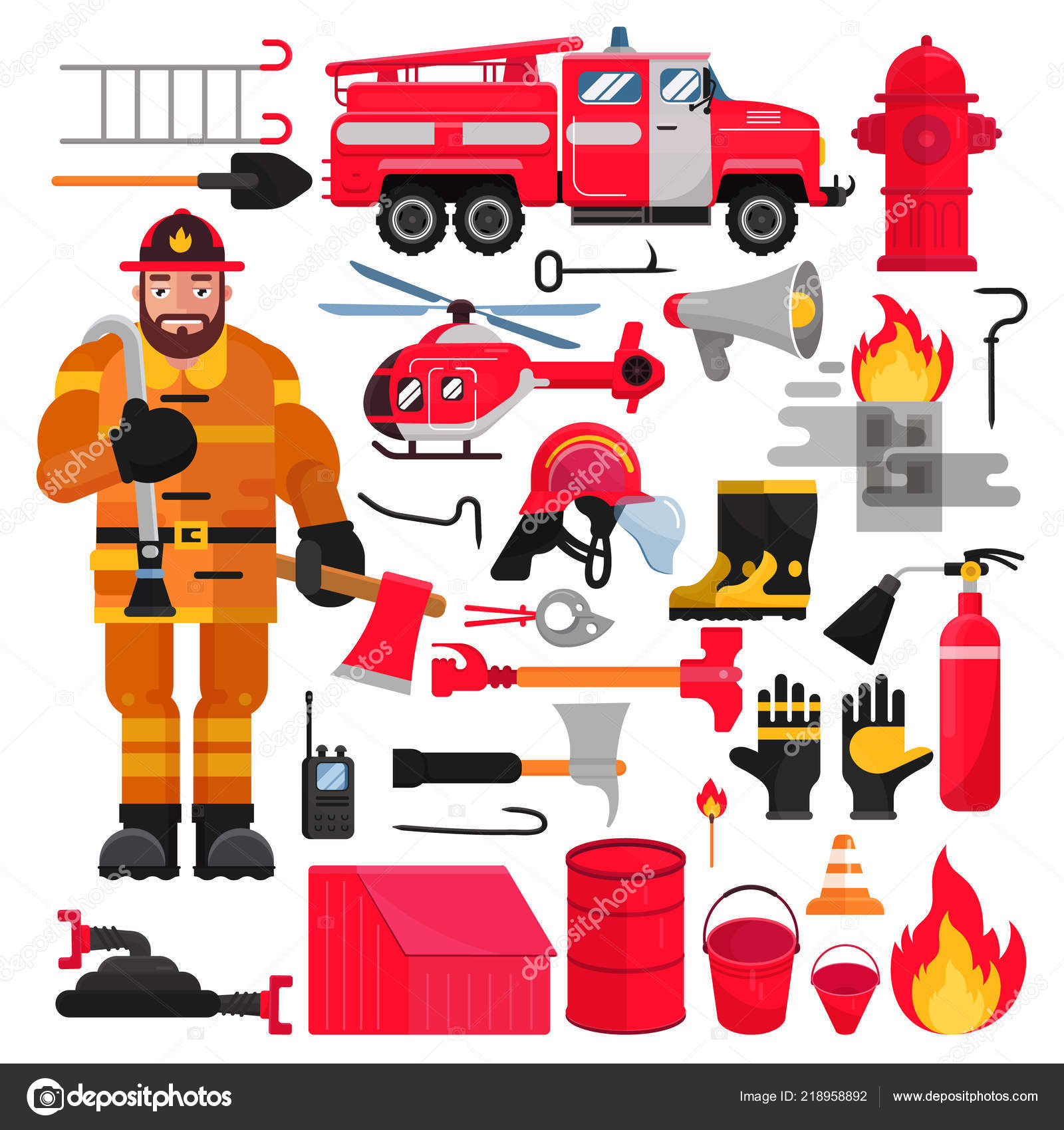 Firefighter Equipment And Tools